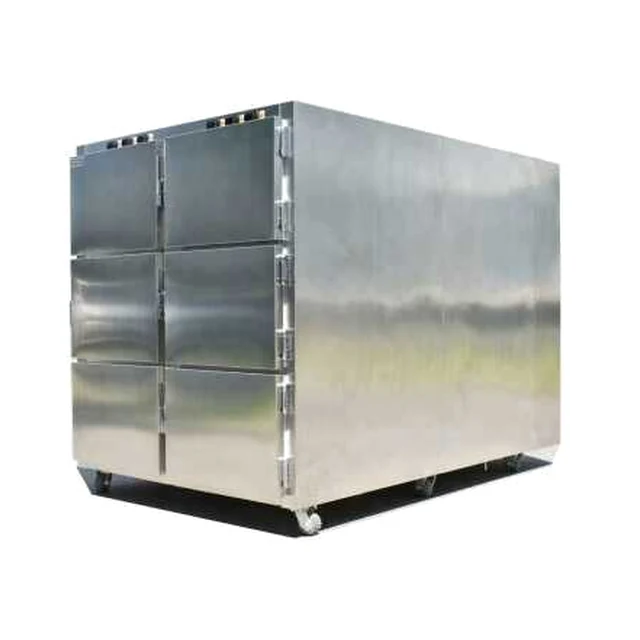 Stainless Steel Six-Body Mortuary Refrigerator — MCMRT-0001